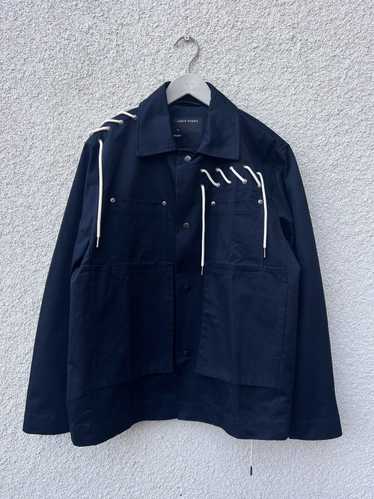 Craig Green Laced Bonded Worker Jacket Navy