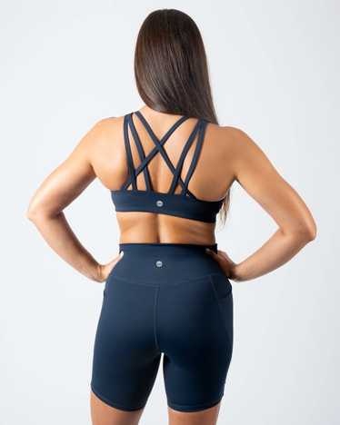 Senita Athletics Strappy Sports Bra - Navy