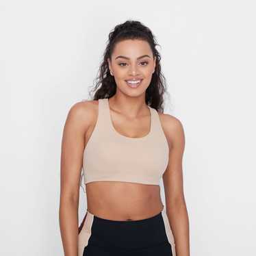 Senita Athletics Strappy Sports Bra - Latte - image 1