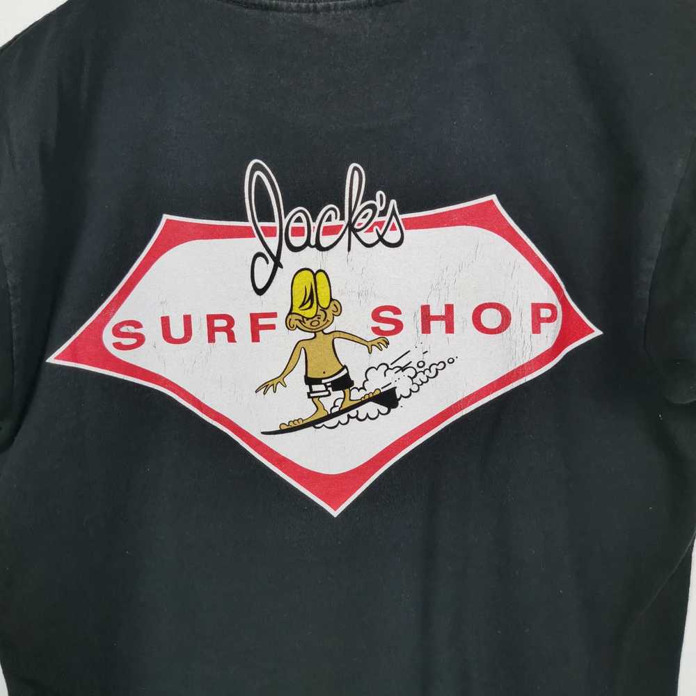 Surf Style × Vintage Vintage JACK Surf Shop T-Shi… - image 5