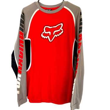 Fox Racing FOX RACING LONGSLEEVE POLYESTER COTTON… - image 1