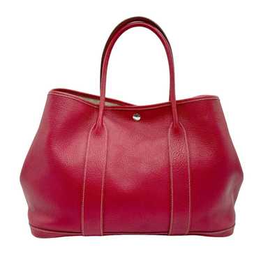 Hermes Hermes Handbag Garden PM 36 Negonda Red Wo… - image 1