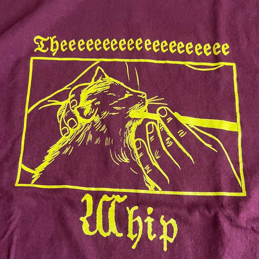 Band Tees The Whip Band Vintage Maroon Size M Big… - image 3