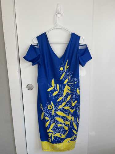 Other Blue and Yellow Dress - image 1