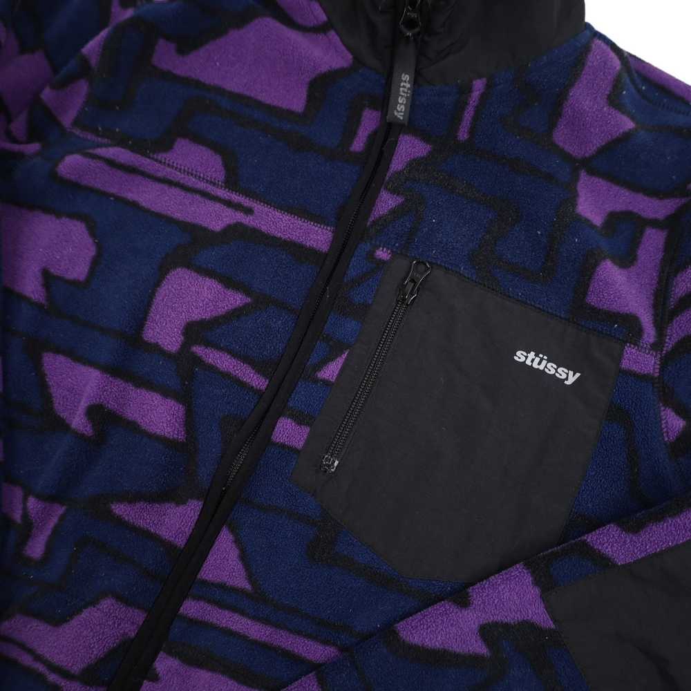 Stussy Stussy Purple Camo Fleece Jacket - image 4