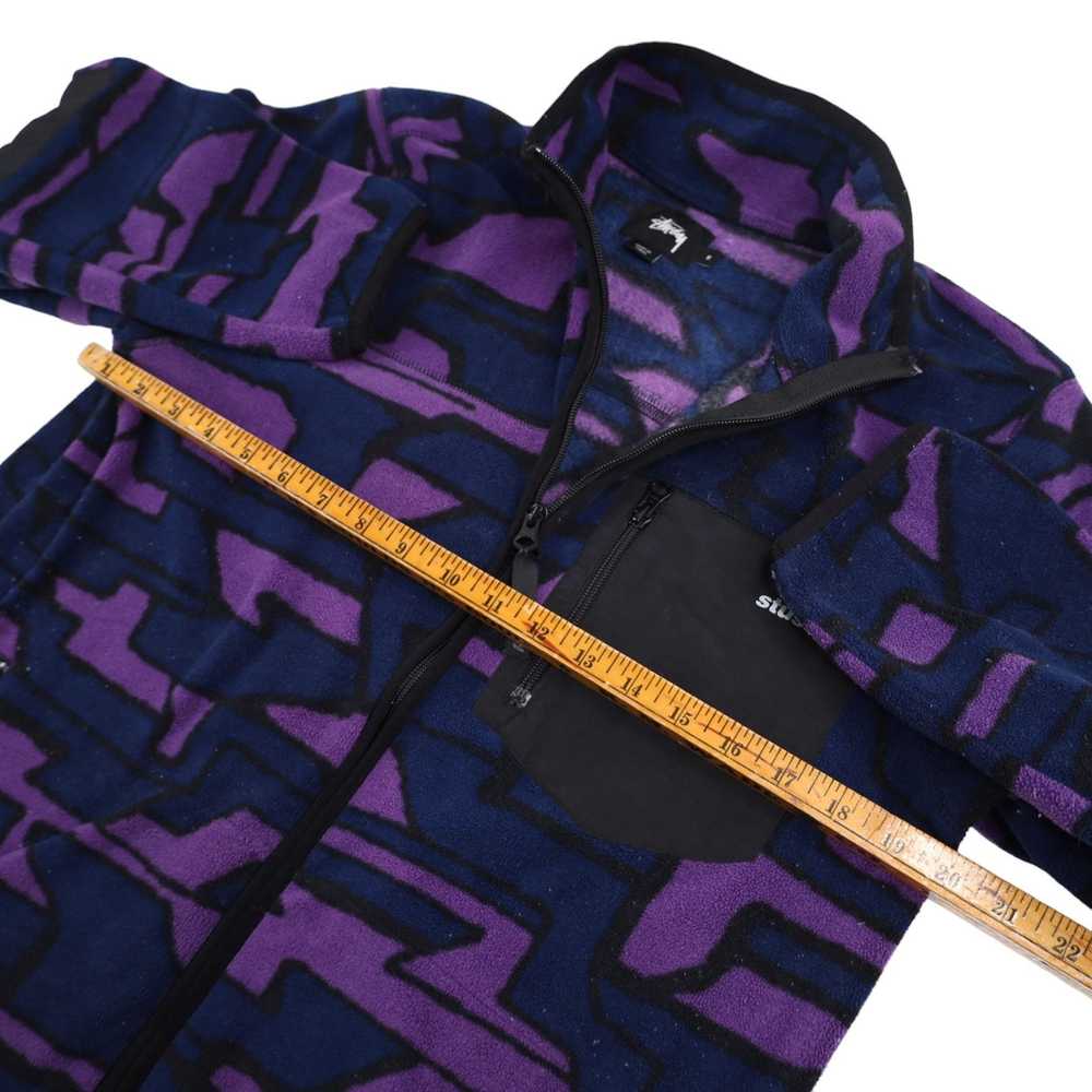 Stussy Stussy Purple Camo Fleece Jacket - image 7