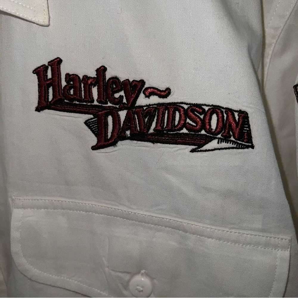 Harley Davidson HARLEY DAVIDSON button down colla… - image 6