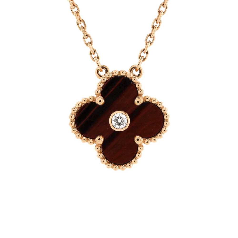 Van Cleef & Arpels Vintage Alhambra Pendant Neckl… - image 1