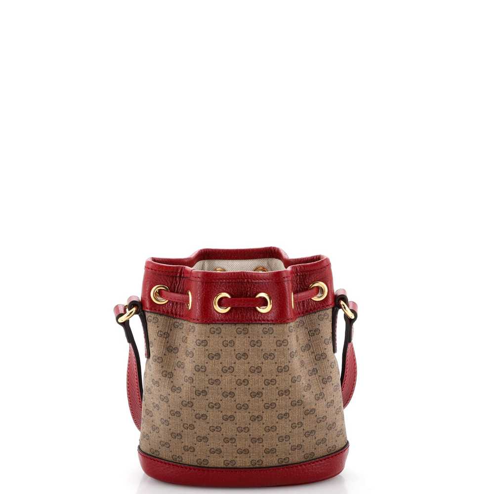 GUCCI Doraemon Bucket Bag Printed Mini GG Coated … - image 3