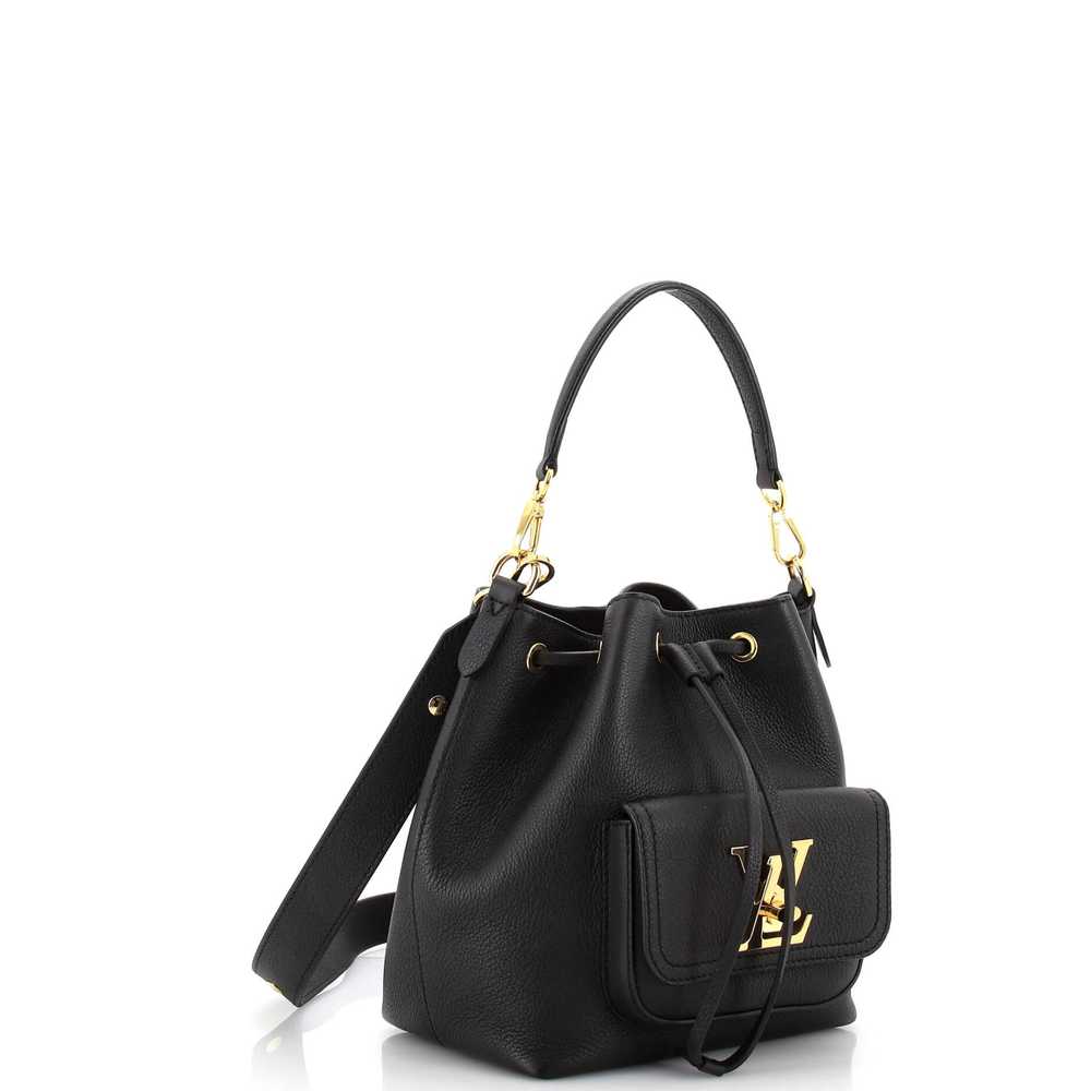 Louis Vuitton Lockme Pocket Bucket Bag Leather - image 2