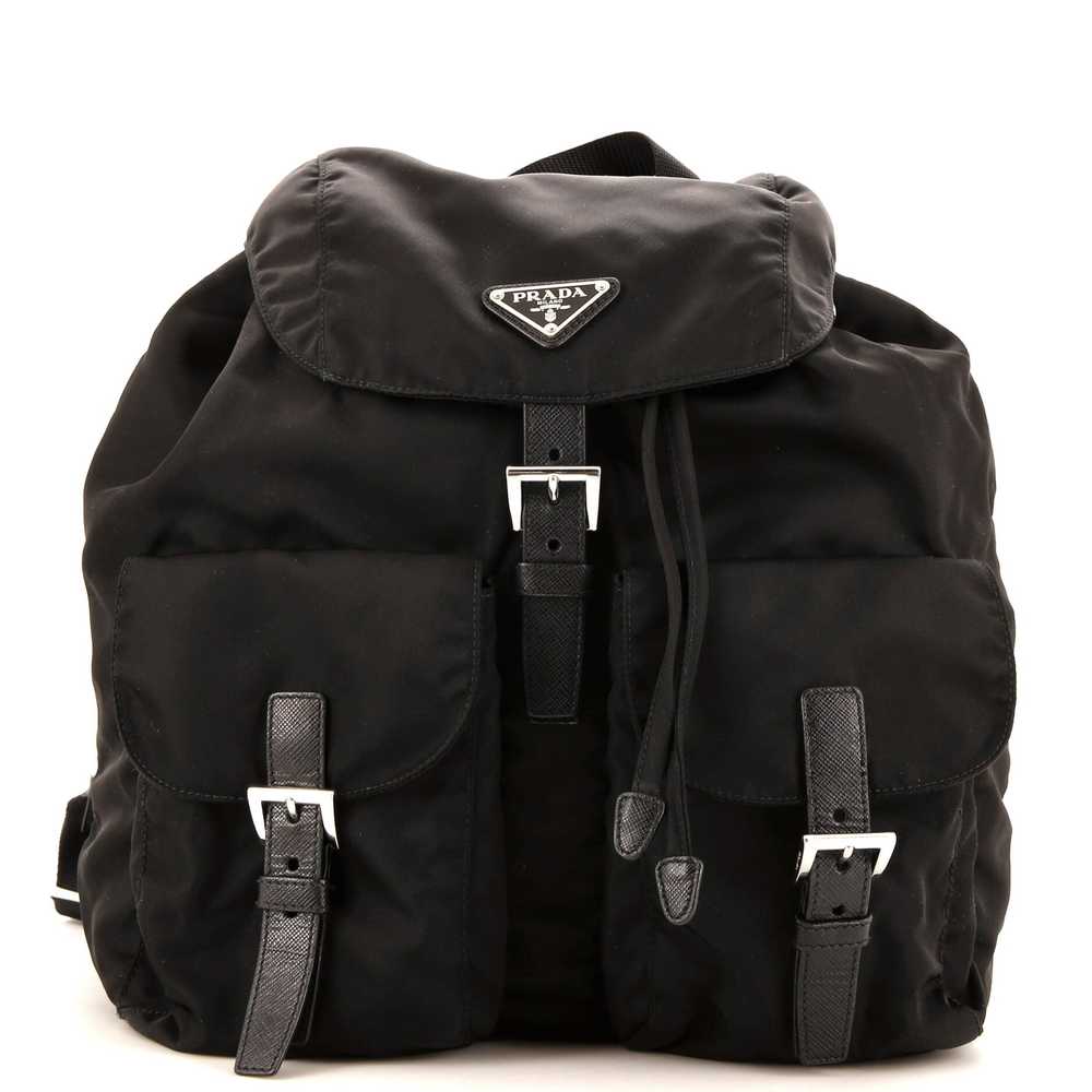 PRADA Double Front Pocket Backpack Tessuto Medium - image 1