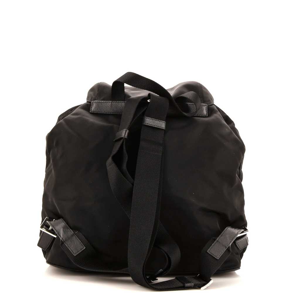 PRADA Double Front Pocket Backpack Tessuto Medium - image 3