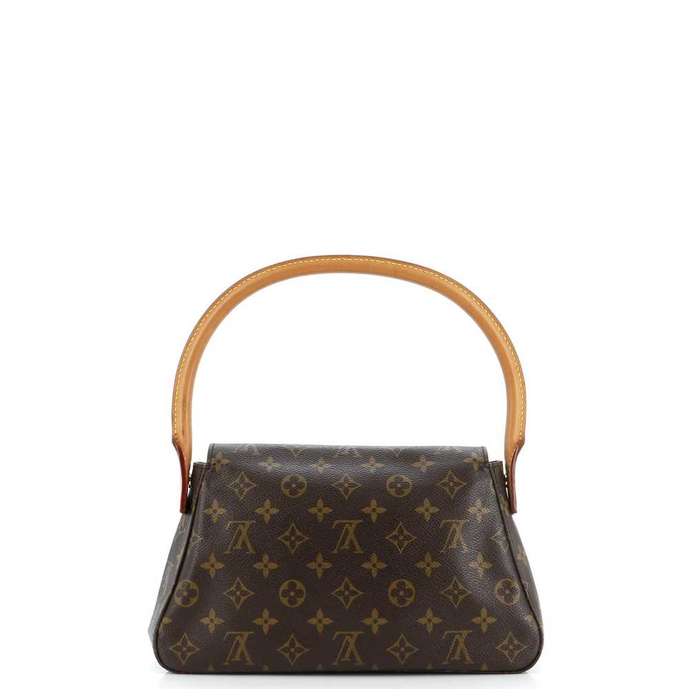 Louis Vuitton Looping Handbag Monogram Canvas Mini - image 3