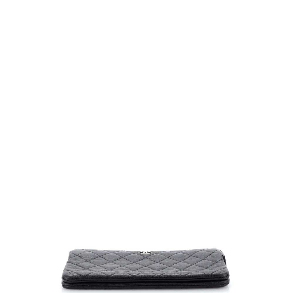 CHANEL Classic Double Pocket Zip Pouch Quilted Ca… - image 4