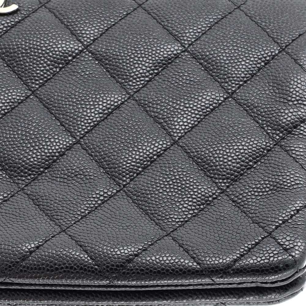 CHANEL Classic Double Pocket Zip Pouch Quilted Ca… - image 8