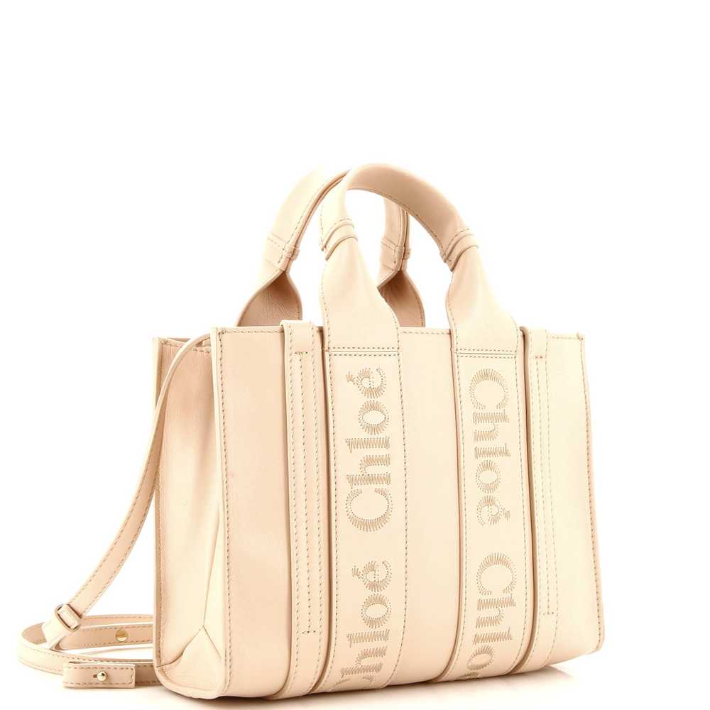 CHLOE Woody Convertible Tote Leather Small - image 2