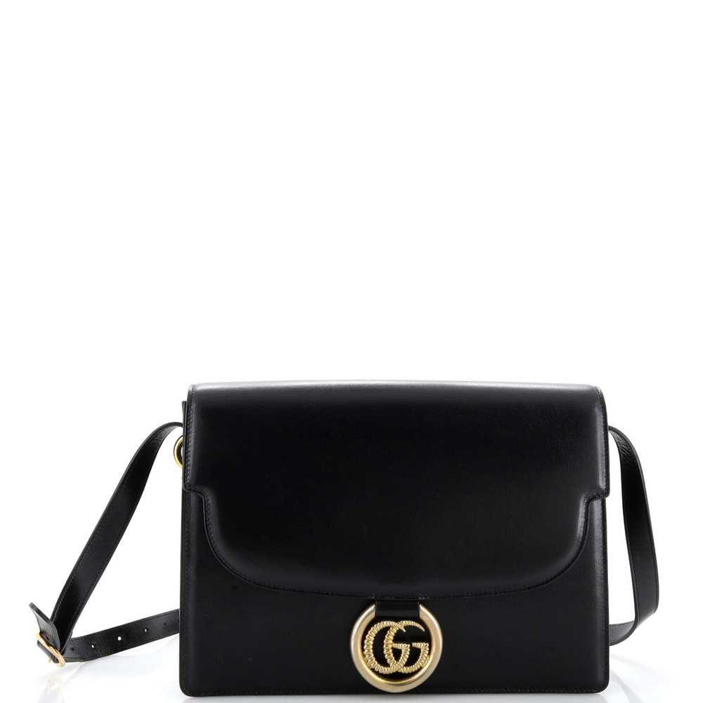 GUCCI GG Ring Shoulder Bag Leather Medium - image 1