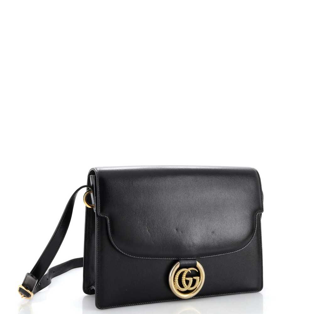 GUCCI GG Ring Shoulder Bag Leather Medium - image 2