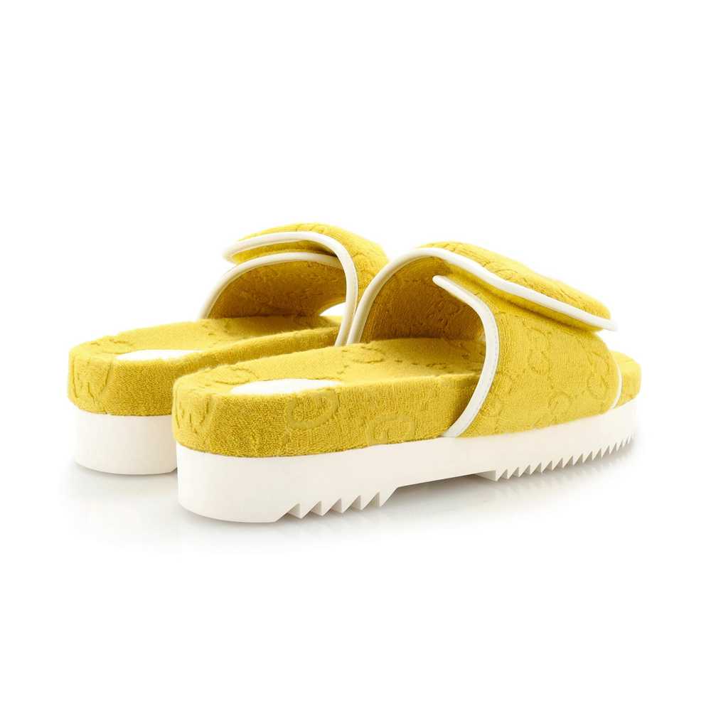 GUCCI x Adidas Women's Platform Slide Sandals Ter… - image 3