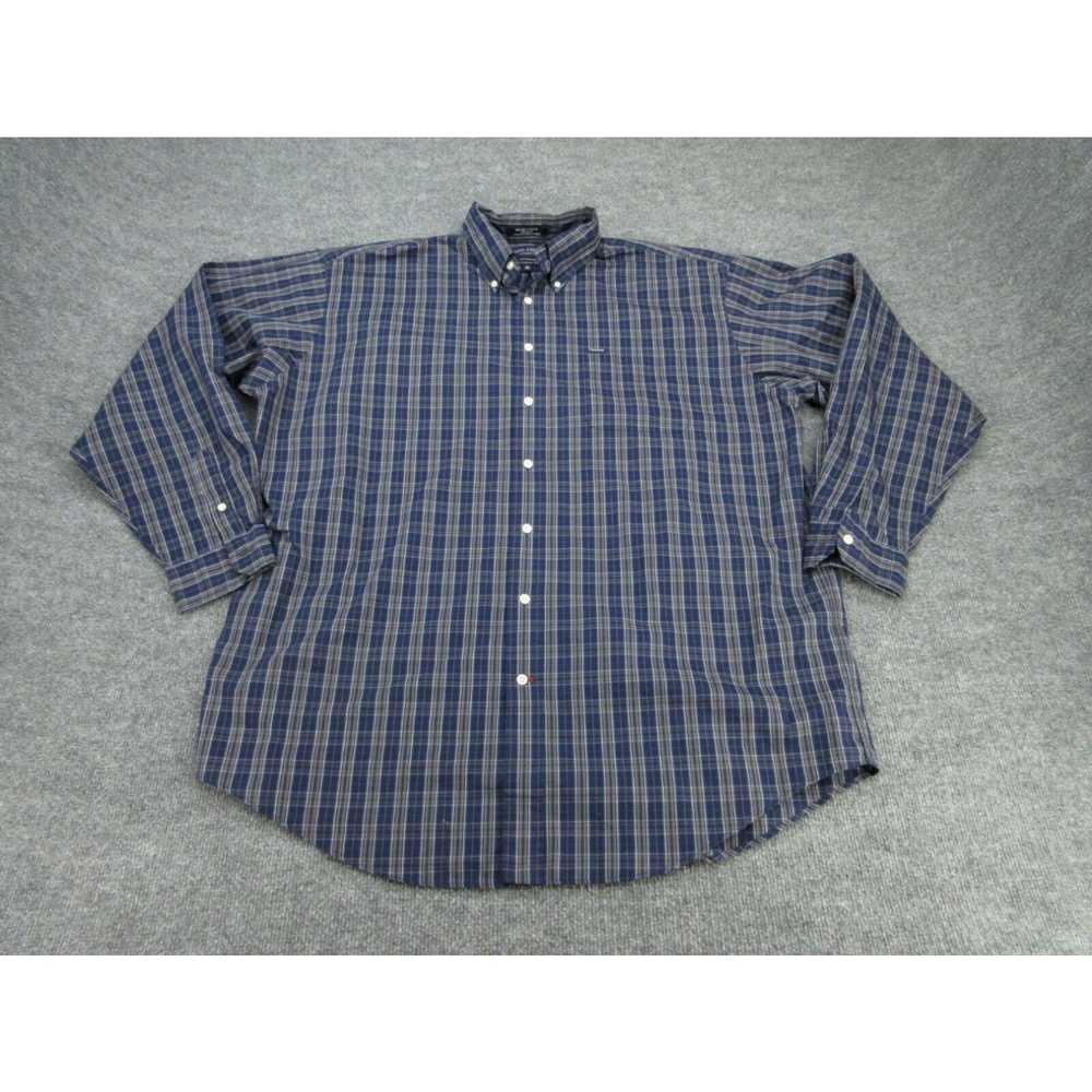 Cremieux Daniel Cremieux Shirt Mens XL Blue Plaid… - image 1