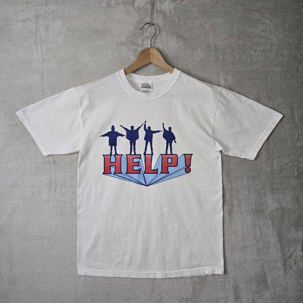 Hanes Vintage The Beatles "Help!" 2007 Band Tee S… - image 2