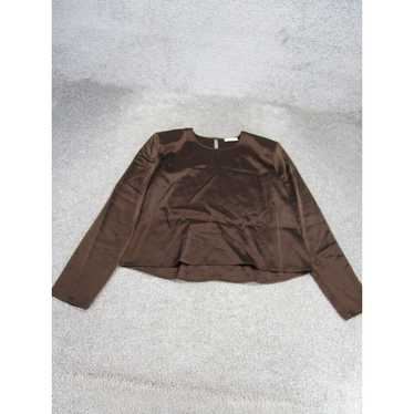 Joe Browns Babaton Shirt Womens Medium Brown Long 