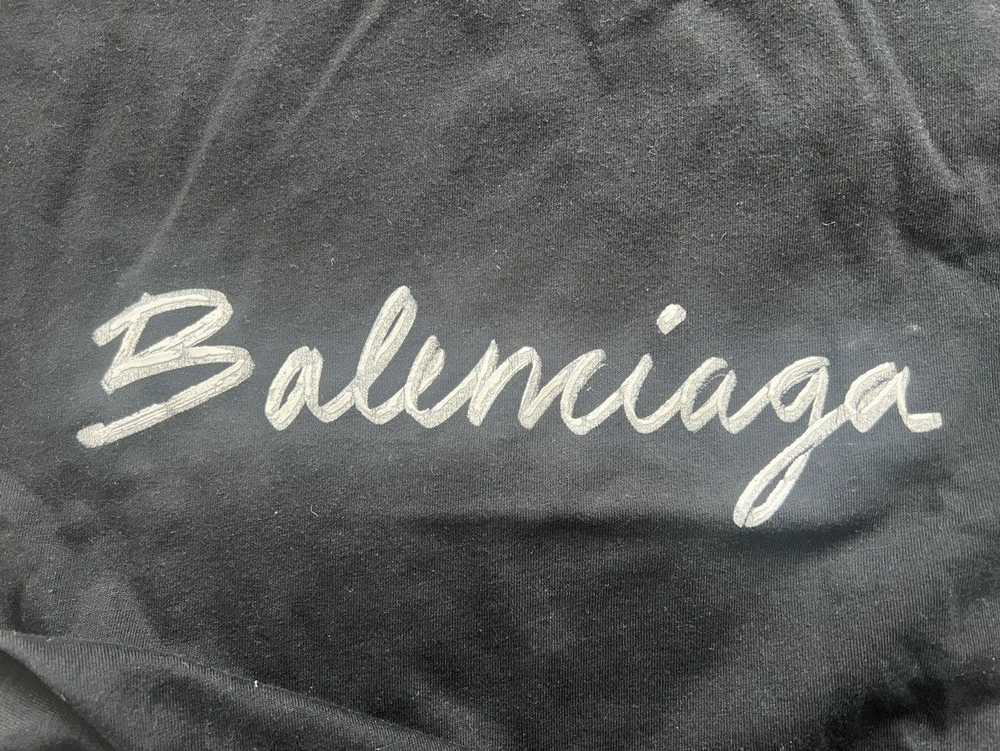 Balenciaga Balenciaga Script Logo Tee - image 3