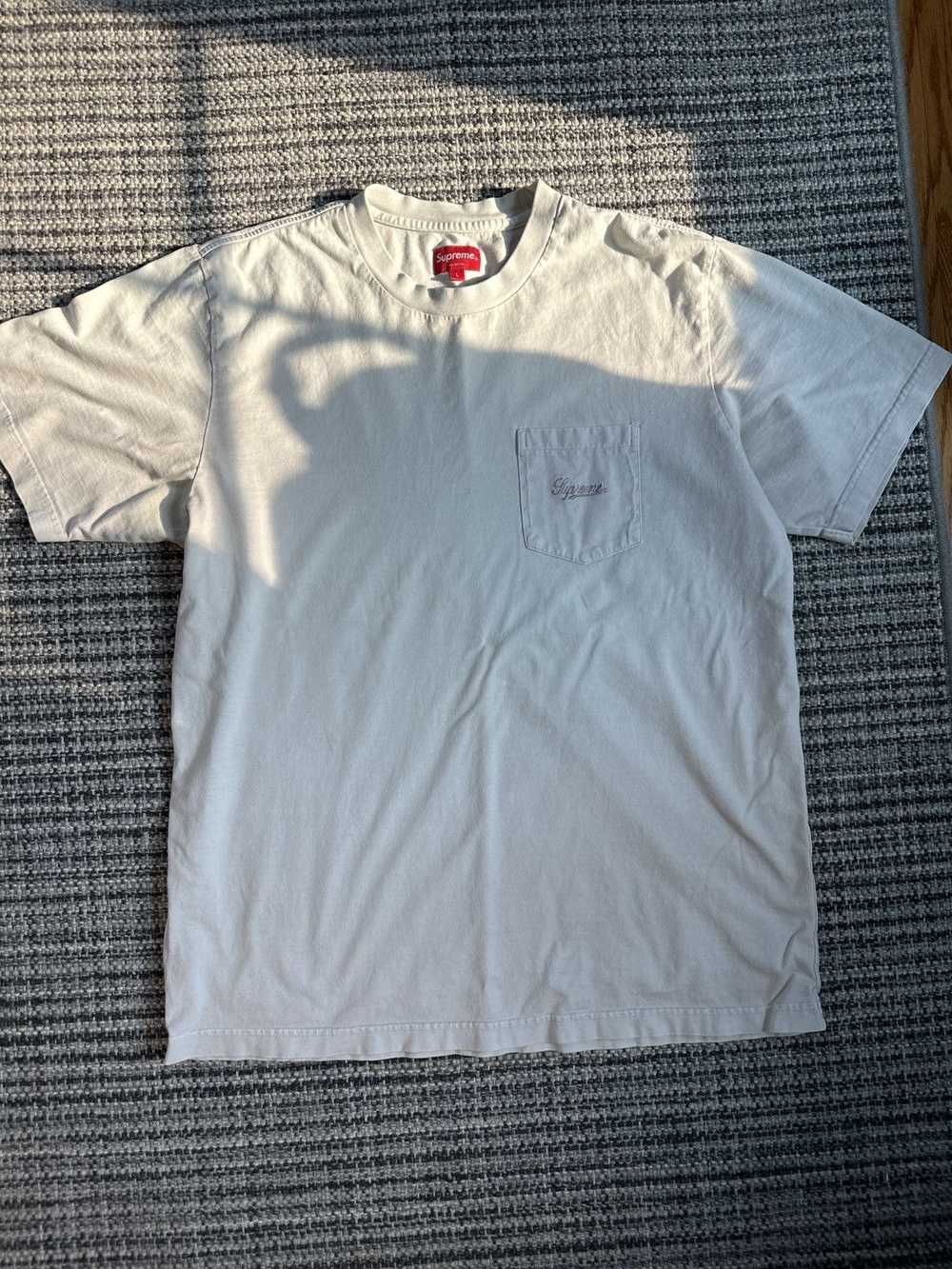 Supreme Supreme Light Pink Pocket tee - image 1