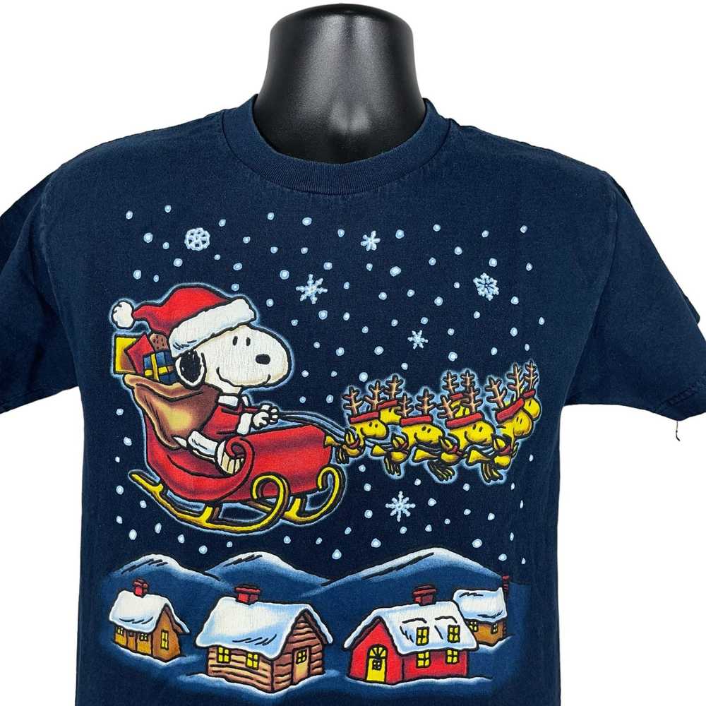 Peanuts Vintage Snoopy Christmas Graphic Youth Tee - image 2