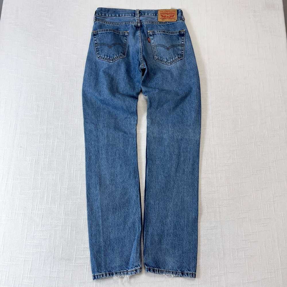 Levi's Levis 505 Jeans 29x33 Regular Straight Gru… - image 2