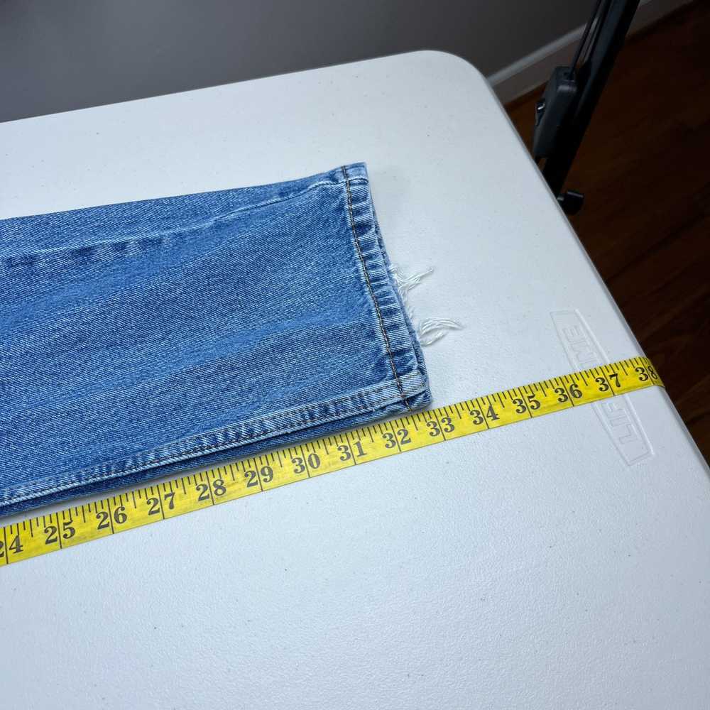 Levi's Levis 505 Jeans 29x33 Regular Straight Gru… - image 4