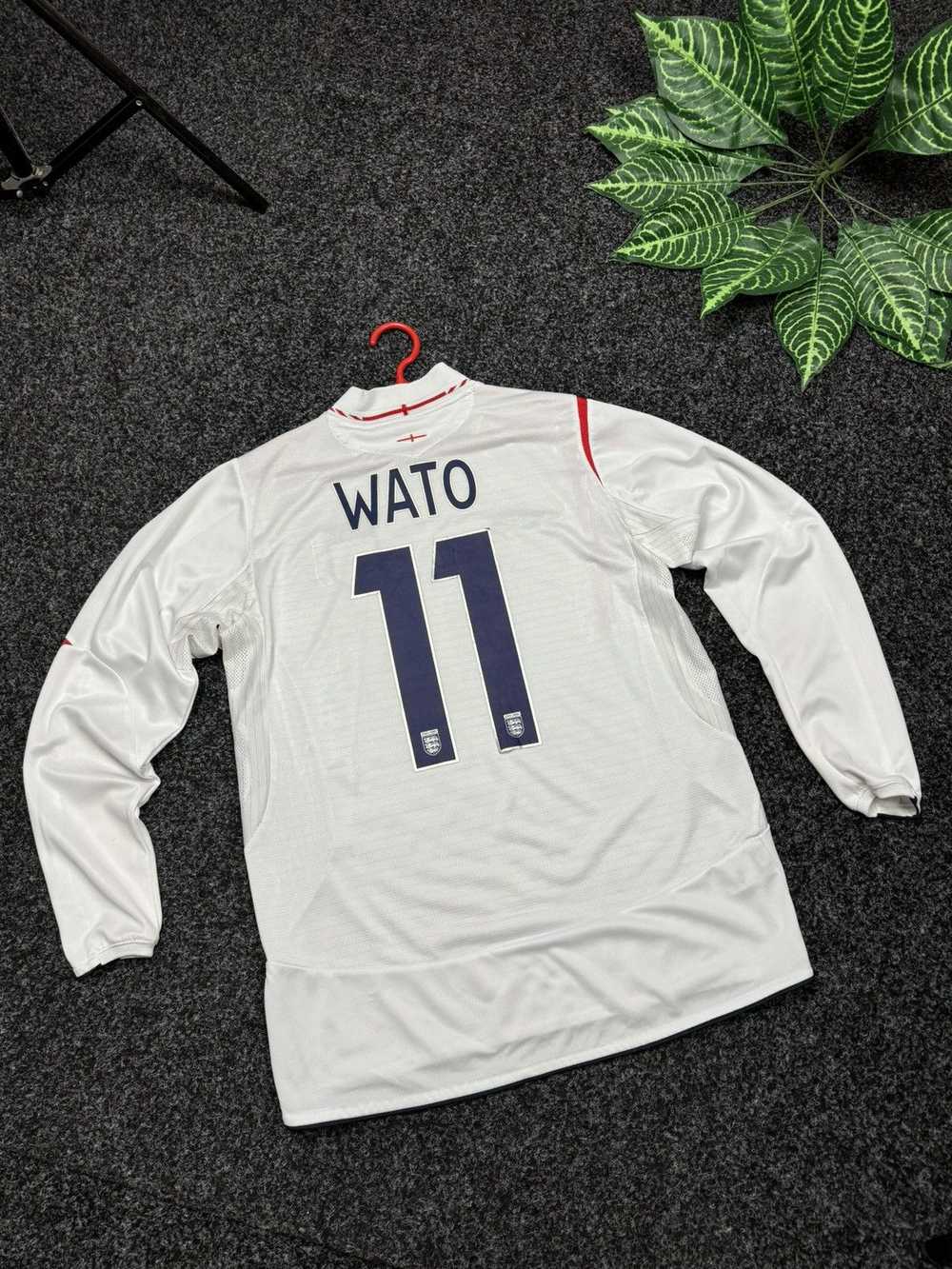 Soccer Jersey × Umbro × Vintage Umbro England WAT… - image 2