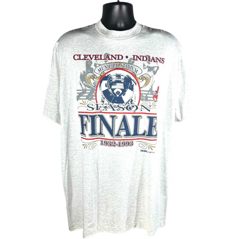 MLB Vintage Cleveland Indians Seasons Finale Tee … - image 1