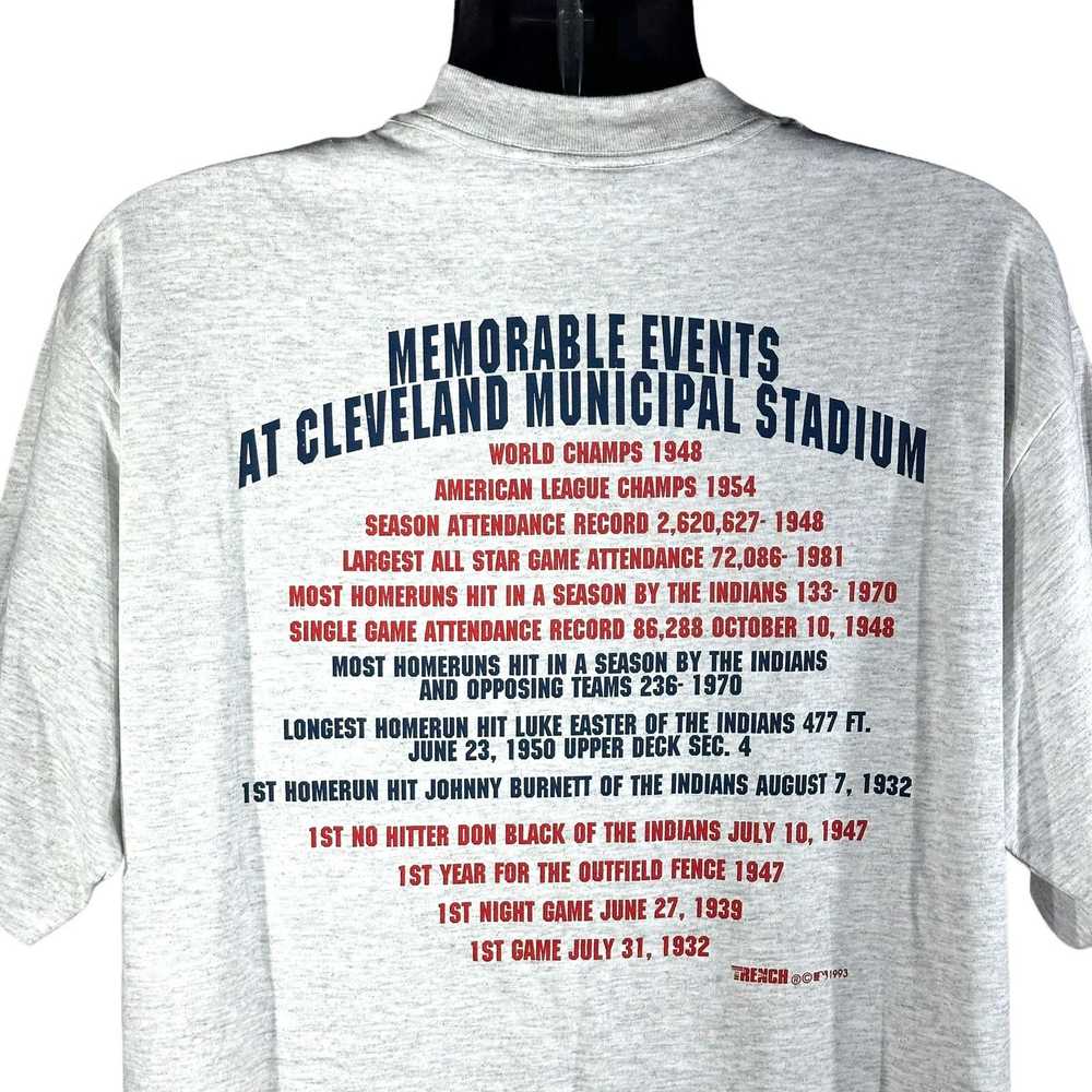 MLB Vintage Cleveland Indians Seasons Finale Tee … - image 4