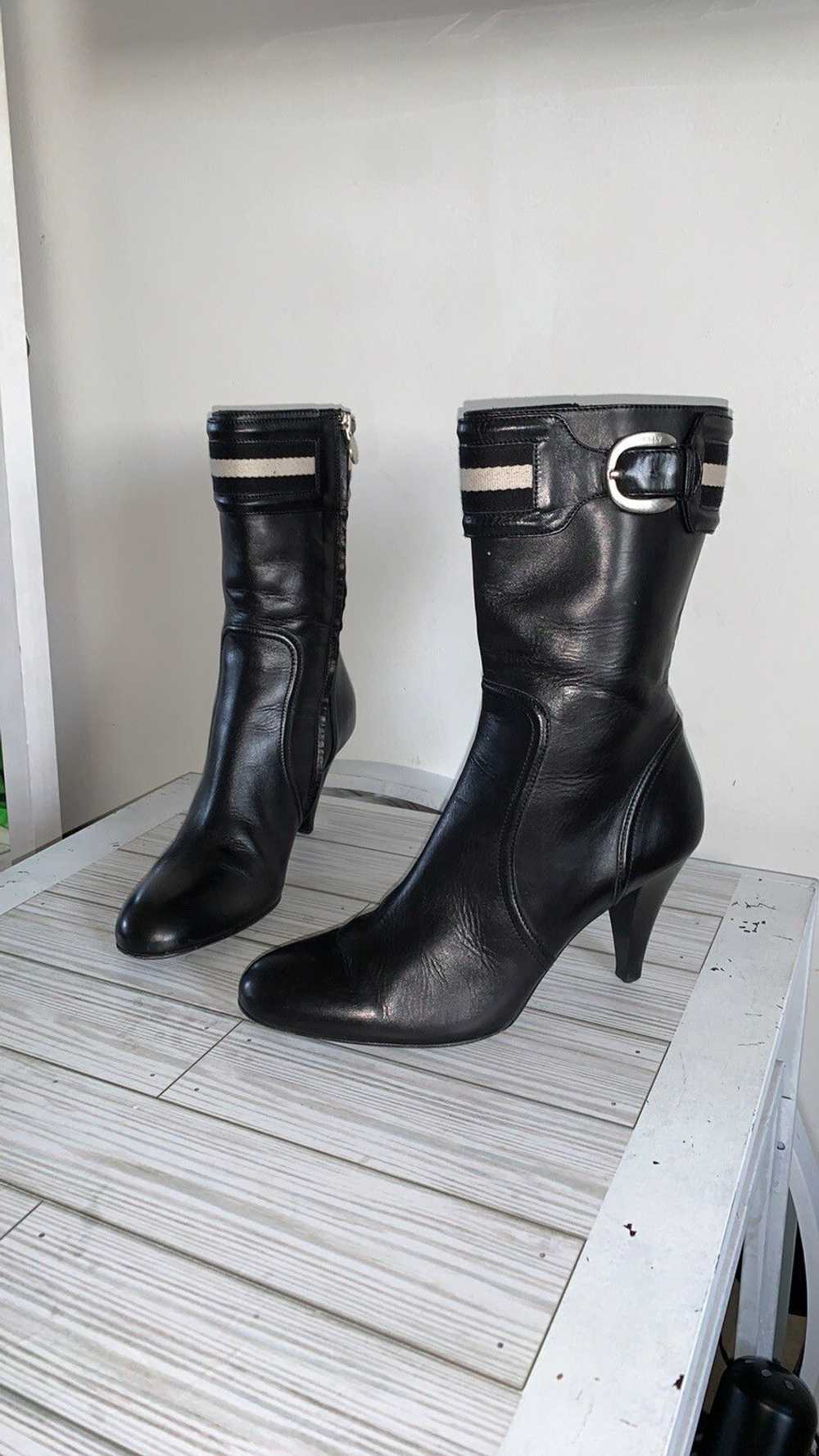 Bally BALLY KITTEN HEELS MIDCALF BOOTS 9.5 - image 1