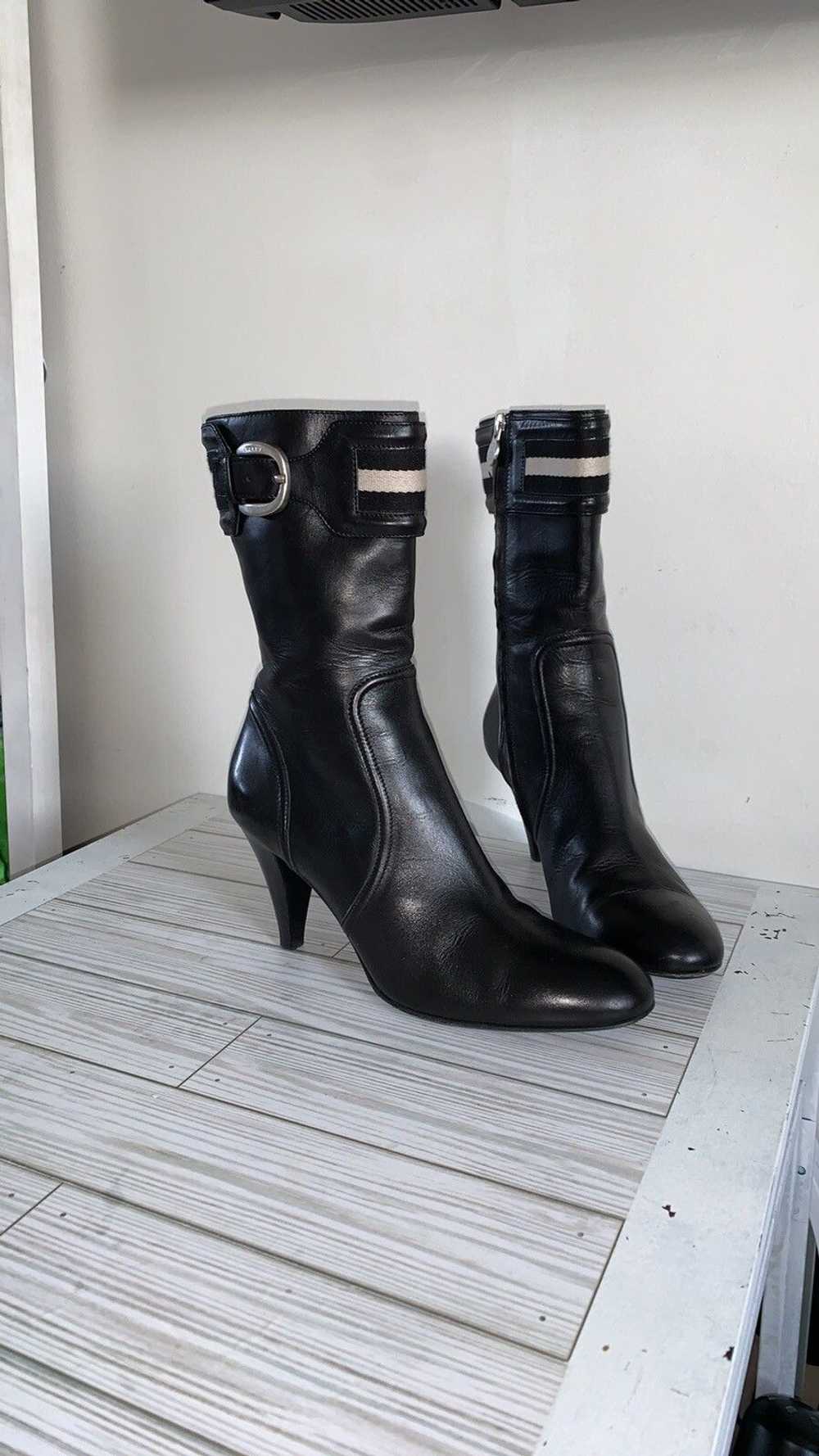 Bally BALLY KITTEN HEELS MIDCALF BOOTS 9.5 - image 3