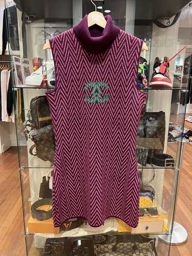 Chanel Chanel cashmere woven mini dress