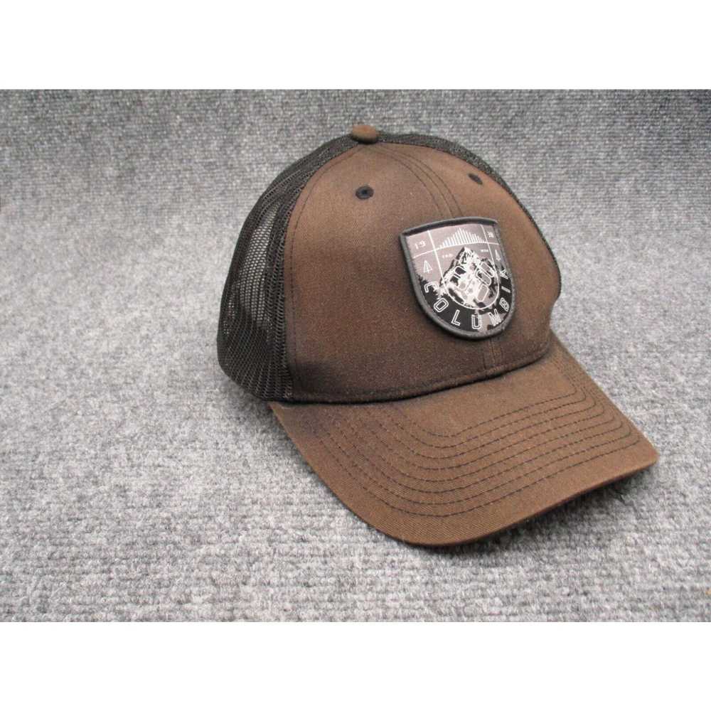 Bally Columbia Hat Cap Snap Back Brown Fishing Ba… - image 1