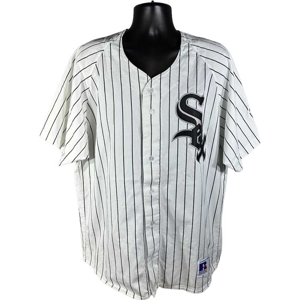 Vintage Vintage Chicago White Sox Striped Russell… - image 1