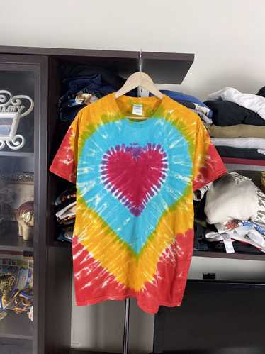 Band Tees × Grateful Dead Heart ❤️ Custom Tie Dye