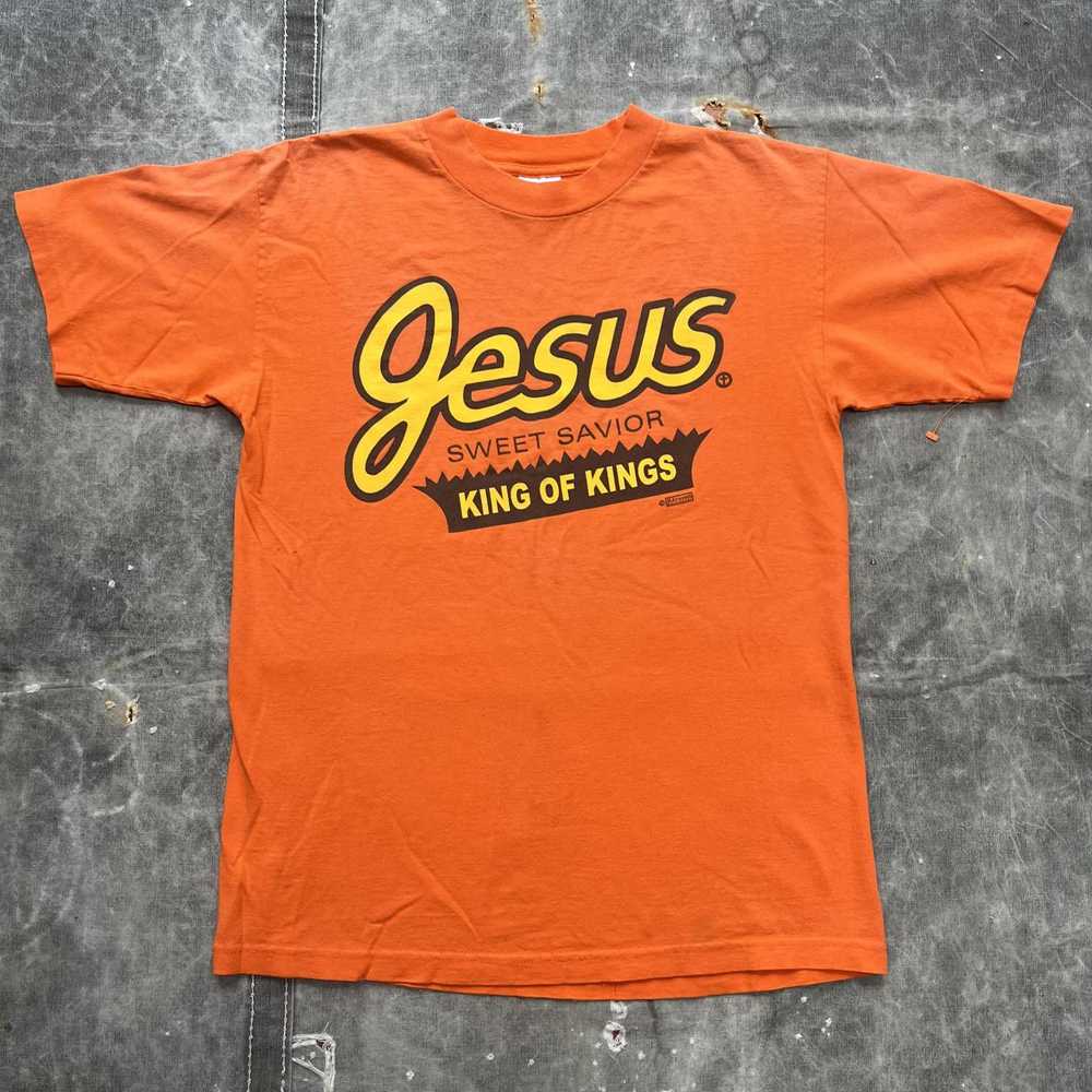 Religion × Streetwear × Vintage Vintage Jesus Swe… - image 1