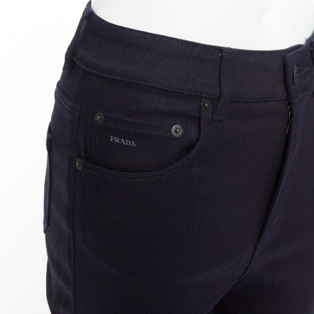 Prada PRADA 2008 indigo blue cotton blend logo hi… - image 7