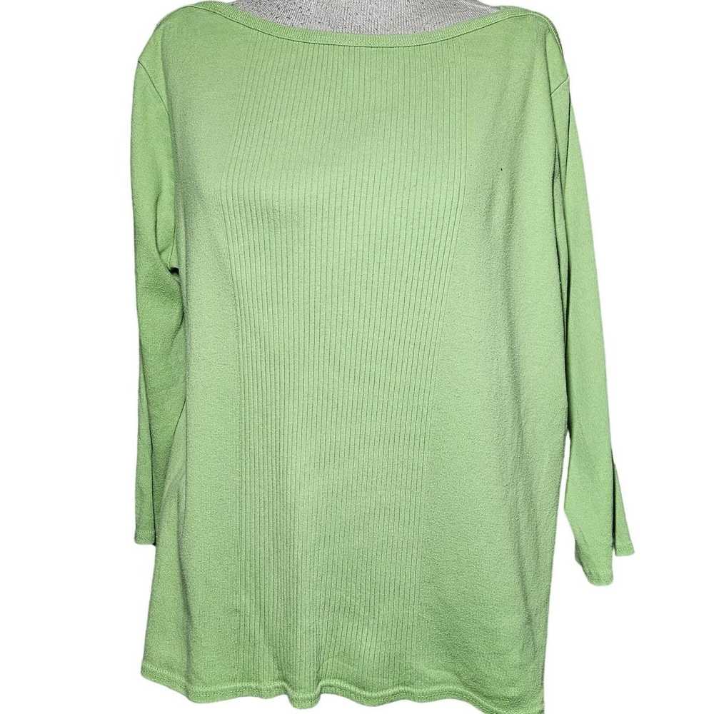 Covington Green Cotton Top Size XL - image 1