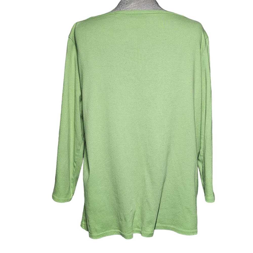 Covington Green Cotton Top Size XL - image 2