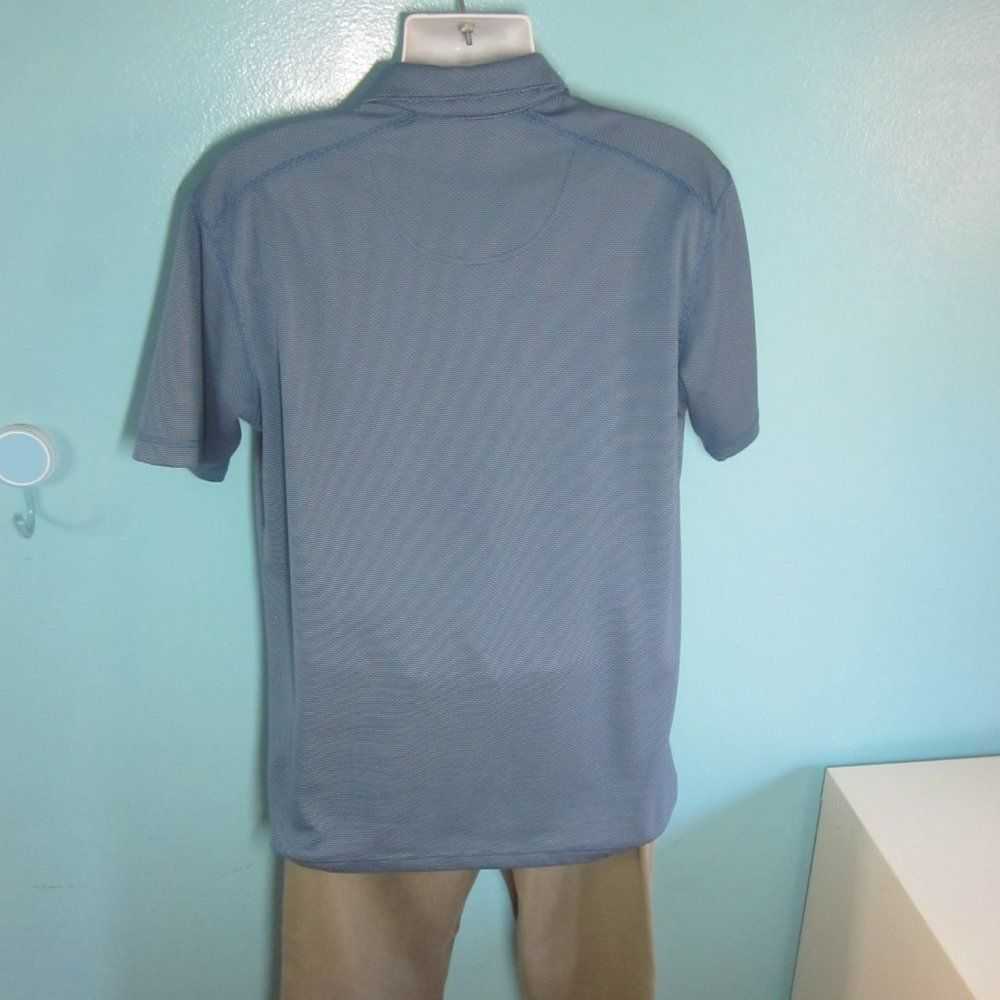 Vintage Bolle Mens Blue Knit Polo Shirt Size M - image 10