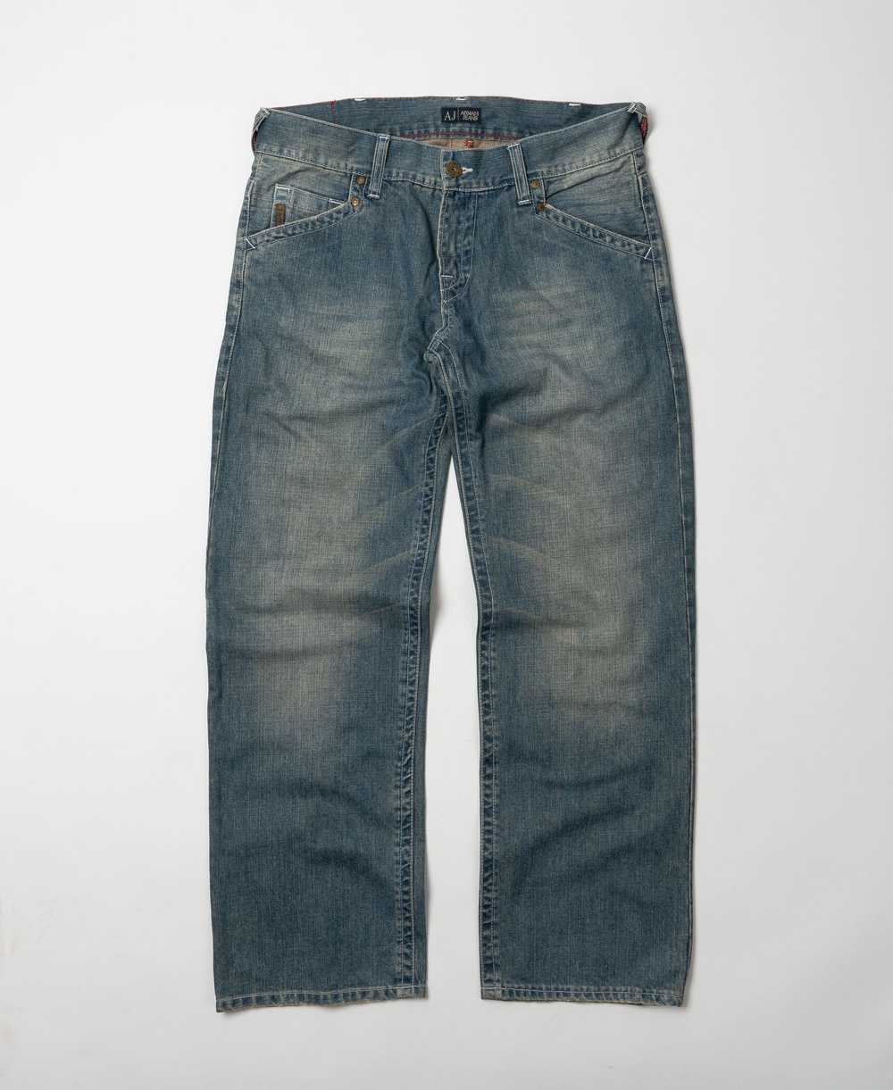 Armani × Vintage 📌Vintage ARMANI JEANS indigo 00… - image 3