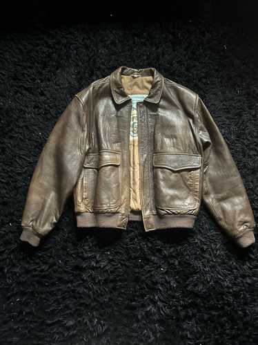 Aeropostale × Vintage Vintage Aeropostale Leather… - image 1