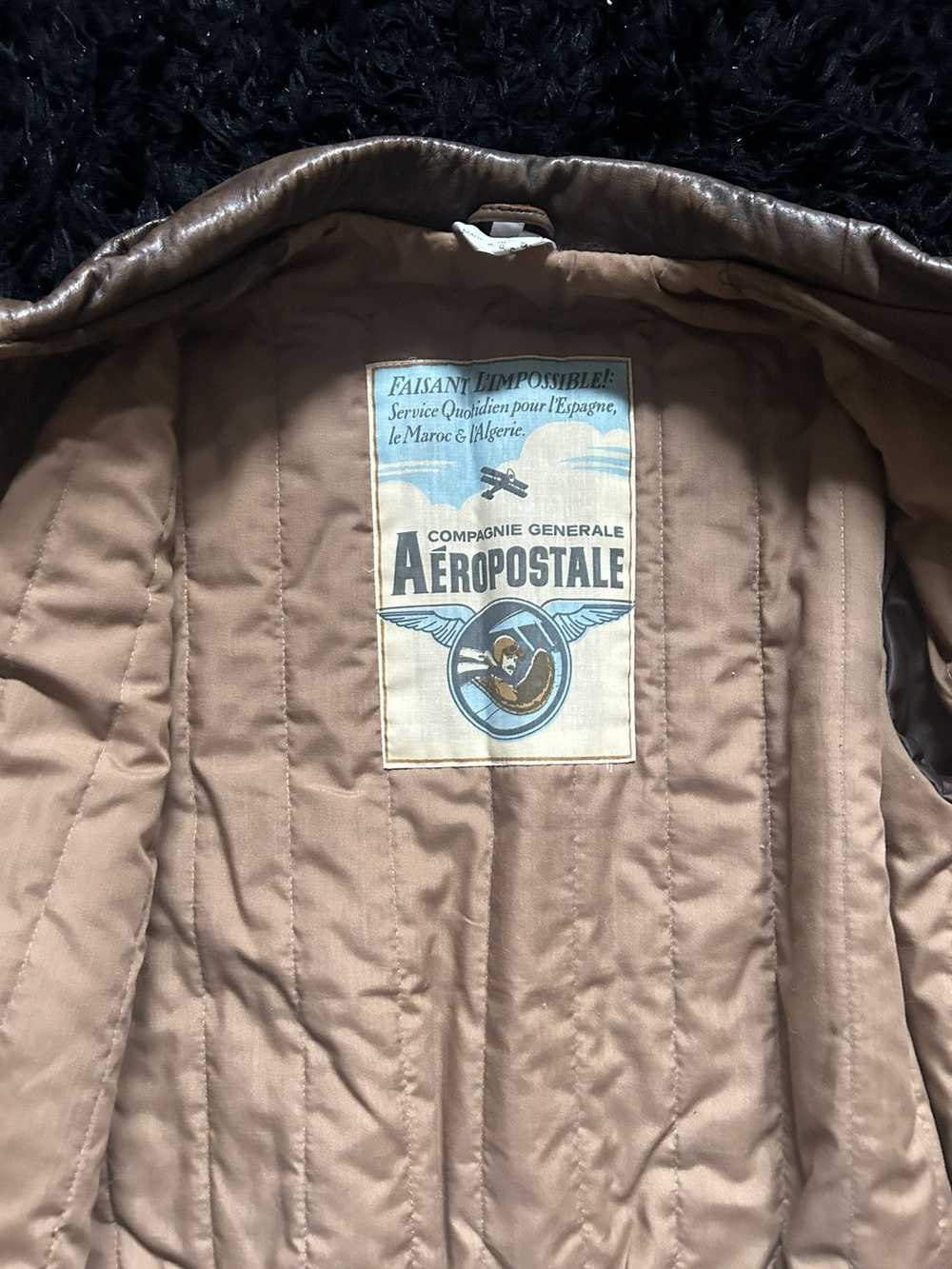 Aeropostale × Vintage Vintage Aeropostale Leather… - image 2