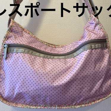 LeSportsac Shoulder Bag, Polka Dot Pattern in Pink