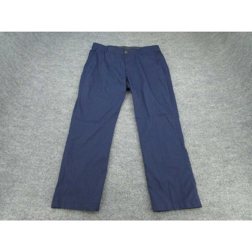 Vintage Under Armour Pants Mens 36 Blue Golf Perf… - image 1